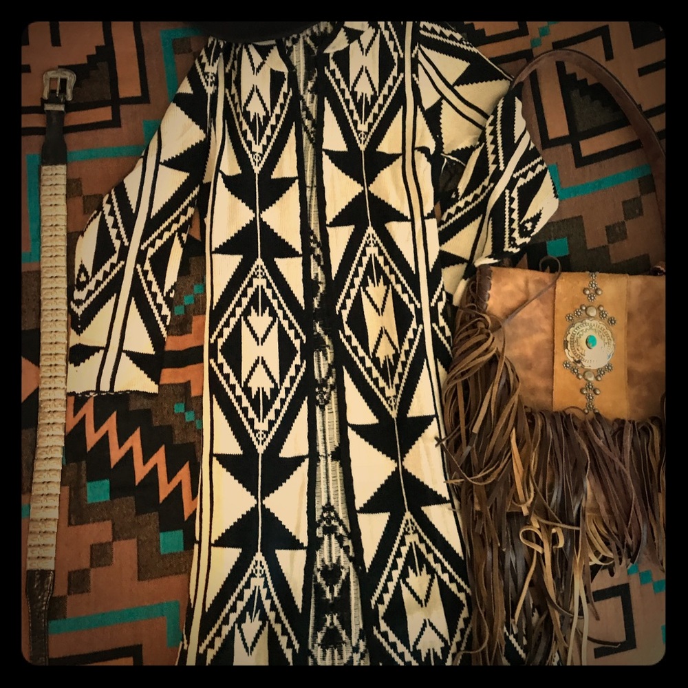 Aztec southwestern duster